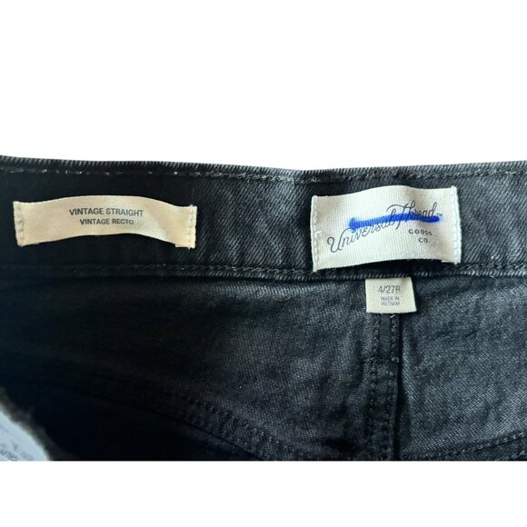 Universal Thread Women's Black Vintage Straight Jeans - Picture 3 of 7